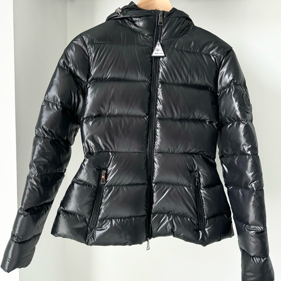 Moncler Black Down Rhin Jacket  Size 1 - Picture 9 of 16